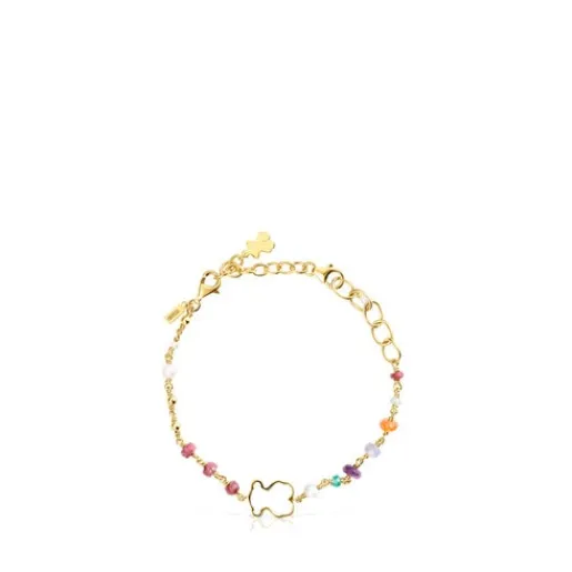 Alargador de pulsera con baño de oro 18 kt sobre plata Basics^TOUS Hot