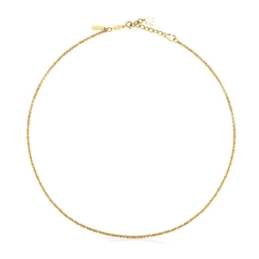 Alargador de pulsera con baño de oro 18 kt sobre plata Basics^TOUS Hot