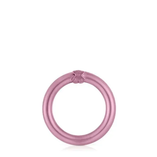 Anilla mediana de en color rosa Hold^TOUS Hot