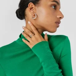 Anillo abierto de plata Bent^TOUS New