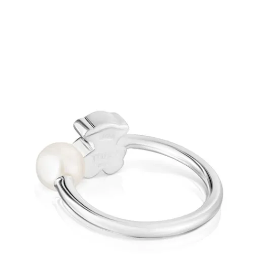 Anillo abierto de plata con perla cultivada Sweet Dolls^TOUS Best