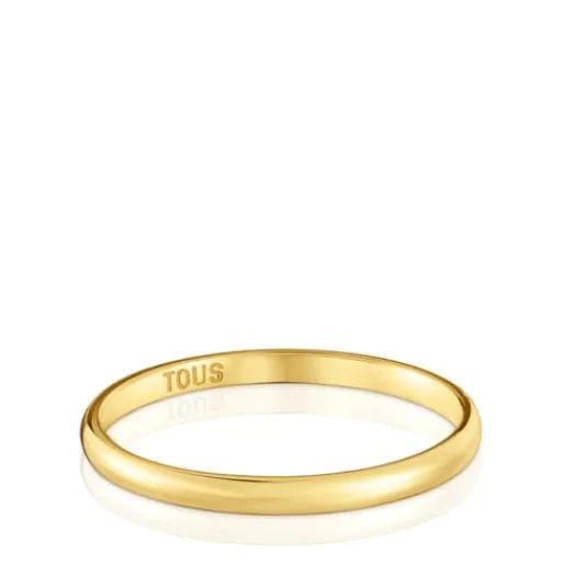 Anillo alianza de boda de oro media caña 2 mm Alianzas^TOUS Best