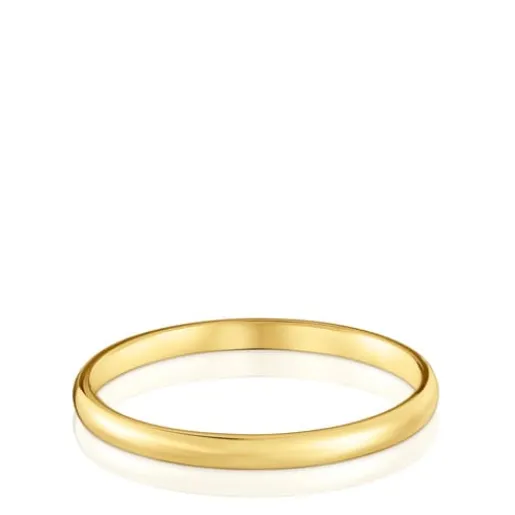 Anillo alianza de boda de oro media caña 2 mm Alianzas^TOUS Best
