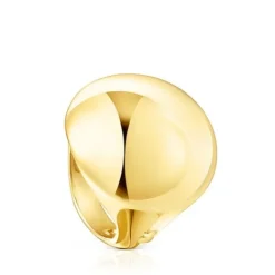 Anillo con baño de oro 18 kt sobre plata Plump^TOUS Discount