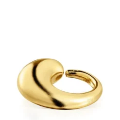 Anillo con baño de oro 18 kt sobre plata Balloon^TOUS Hot
