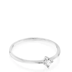 Anillo de oro blanco con diamante Brillants^TOUS Sale