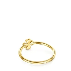 Anillo de oro y diamantes motivo trébol Good Vibes^TOUS Discount