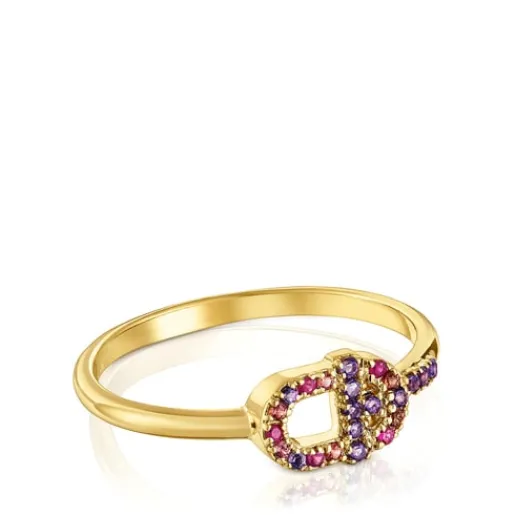 Anillo de oro y gemas MANIFESTO^TOUS Sale