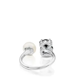 Anillo de plata, ónix, perla cultivada y espinela Erma^TOUS Outlet