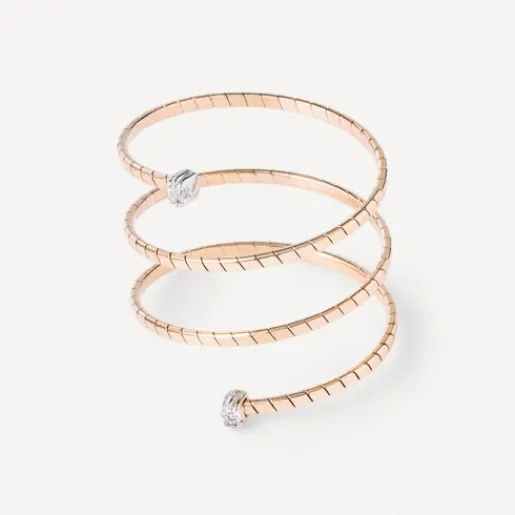 Anillo doble espiral de oro con diamantes ATELIER^TOUS Discount