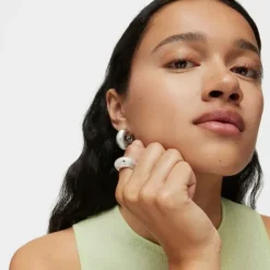 Anillo mediano de plata Galia Basics^TOUS Outlet