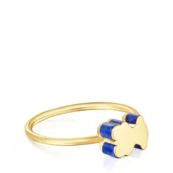 Anillo motivo oso de oro y lapislázuli 1950^TOUS Outlet