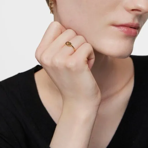 Anillo pequeño de oro y espinelas MANIFESTO^TOUS Discount