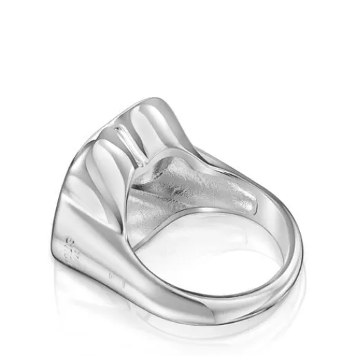 Anillo sello de flor Bold Motif^TOUS Online