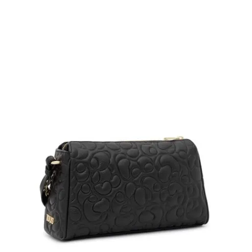 Bandolera grande de piel negra Greta^TOUS Sale