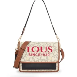 Bandolera mediana Audree beige Kaos Icon^TOUS Outlet