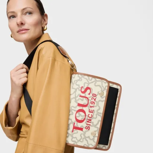 Bandolera mediana Audree beige Kaos Icon^TOUS Outlet