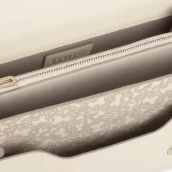 Bandolera mediana Audree beige Kaos Mini Lines^TOUS Discount