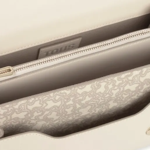 Bandolera mediana Audree beige Kaos Mini Lines^TOUS Discount