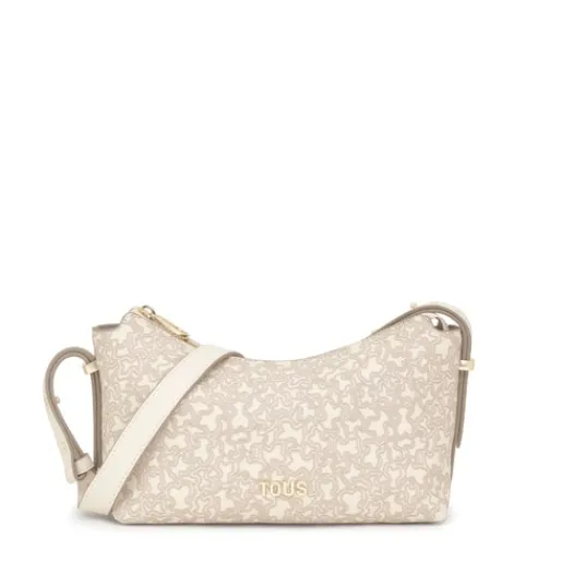 Bandolera mediana beige Kaos Mini Lines^TOUS New