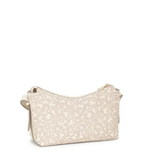 Bandolera mediana beige Kaos Mini Lines^TOUS New