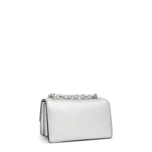 Bandolera pequeña plata Audree Leather^TOUS Outlet
