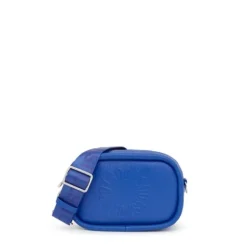 Bandolera reporter de piel azul eléctrico Miranda^TOUS Discount