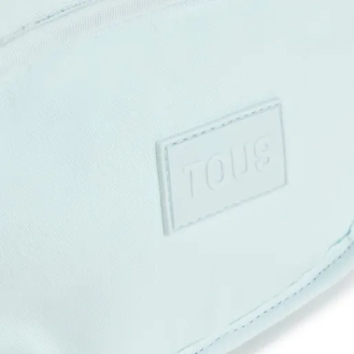 Bandolera reporter de piel azul eléctrico Miranda^TOUS Discount