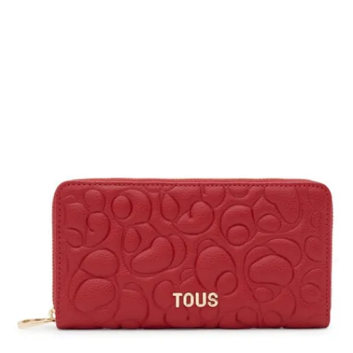 Billetera de piel roja Greta^TOUS New