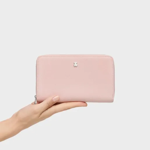 Billetera mediana New Dubai y beige^TOUS Hot