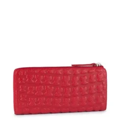 Billetero mediano Sherton de Piel roja^TOUS Clearance