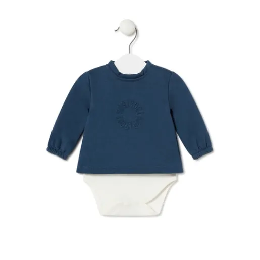 Body con jersey de bebé Trend marino^TOUS New
