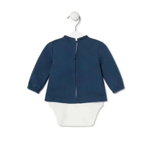 Body con jersey de bebé Trend marino^TOUS New