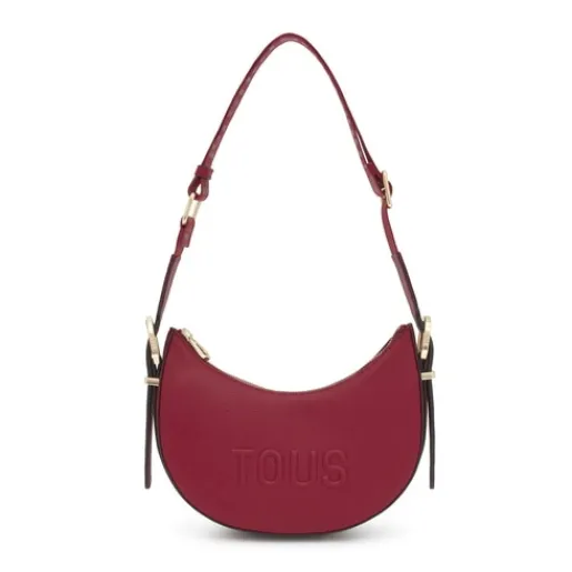 Bolso de hombro bandolera mediano granate Brenda^TOUS Discount