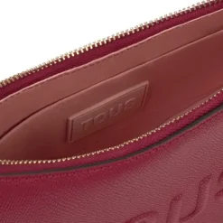 Bolso de hombro bandolera mediano granate Brenda^TOUS Discount