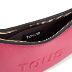 Bolso de hombro mediano fucsia Brenda^TOUS Discount