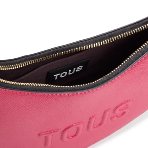 Bolso de hombro mediano fucsia Brenda^TOUS Discount
