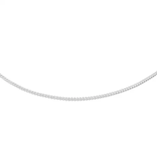 Cadena mediana de plata cordón, 60 cm Chain^TOUS