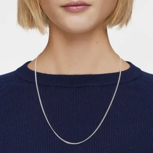 Cadena mediana de plata cordón, 60 cm Chain^TOUS