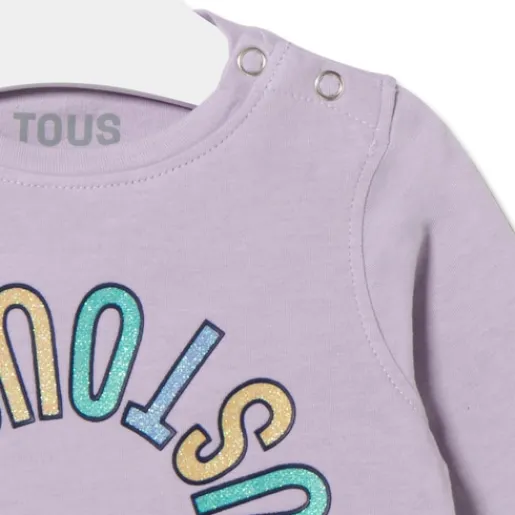 Camiseta logo circular Casual lila^TOUS Sale