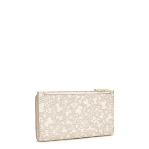 Cartera beige Kaos Mini Lines^TOUS Outlet