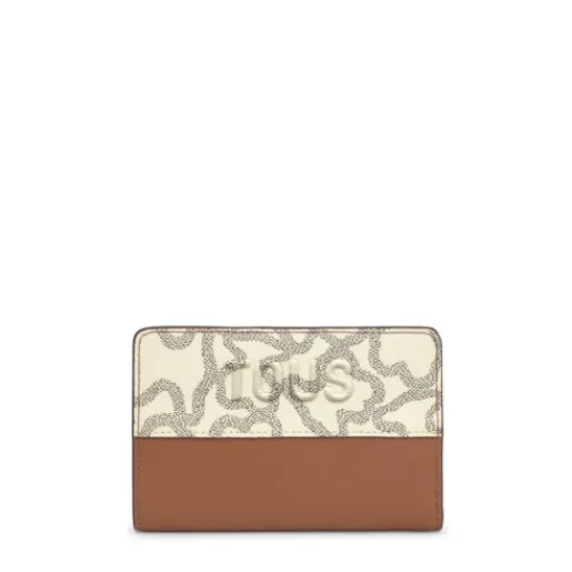 Cartera camel y beige Kaos Icon^TOUS Online