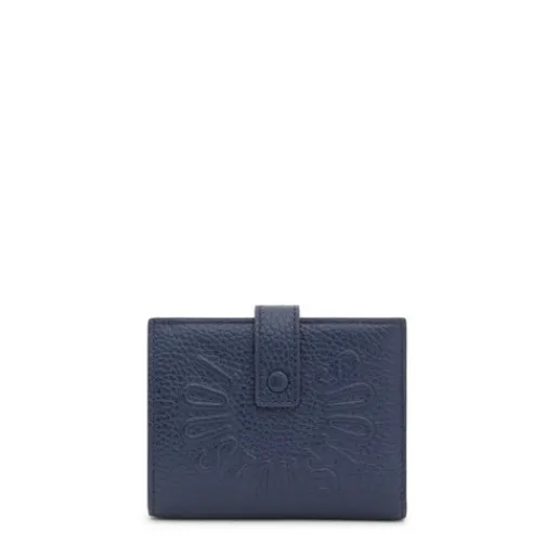 Cartera Flap de piel marino Miranda^TOUS New