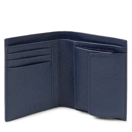 Cartera Flap de piel marino Miranda^TOUS New