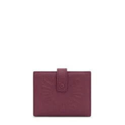 Cartera Flap de piel burdeos Miranda^TOUS Clearance