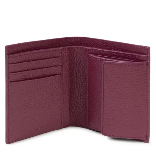 Cartera Flap de piel burdeos Miranda^TOUS Clearance