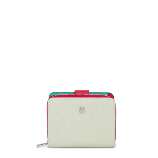 Cartera New Dubai menta y beige^TOUS