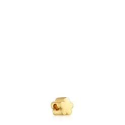 Charm 1950 flor con baño de oro 18 kt sobre plata^TOUS New