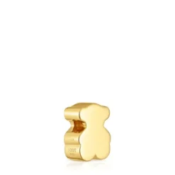 Charm 1950 oso con baño de oro 18 kt sobre plata y diamantes^TOUS