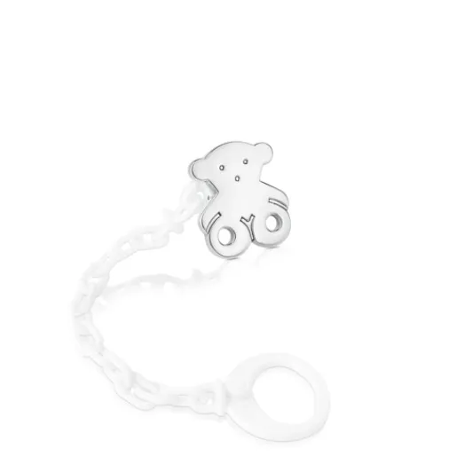 Chupetero oso pequeño de plata Sweet Dolls^TOUS New